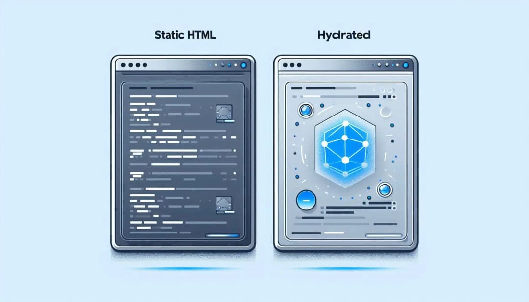 illustration of React Hydration: What Is It and How Does It Work?