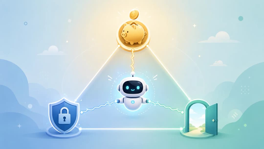 illustration of Shipping a Public AI Service Without Going Broke